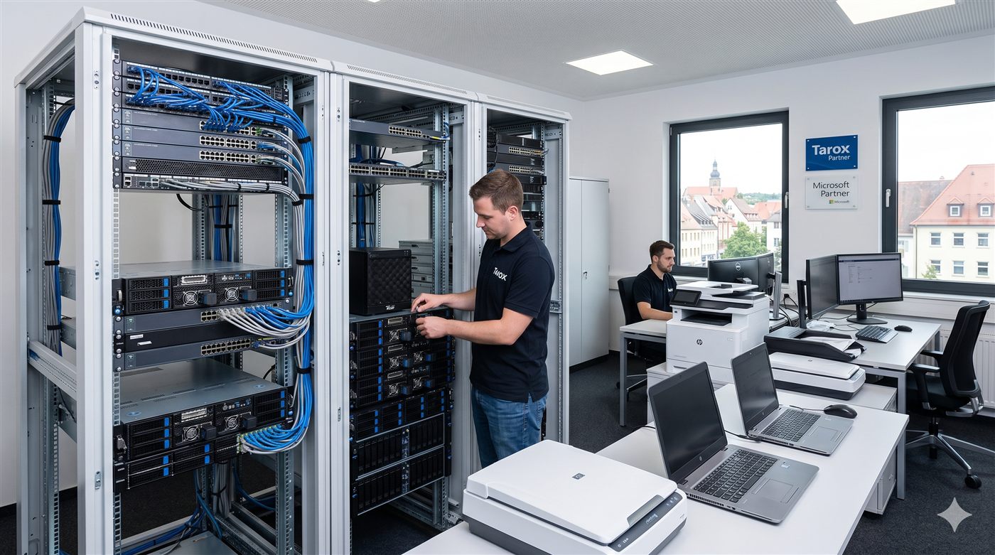 IT-Infrastruktur — Server, Netzwerk, Arbeitsplätze