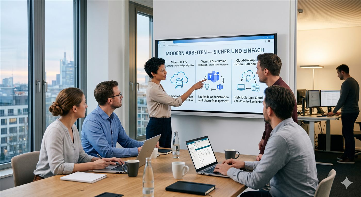 Modern arbeiten mit Microsoft 365 und Cloud
